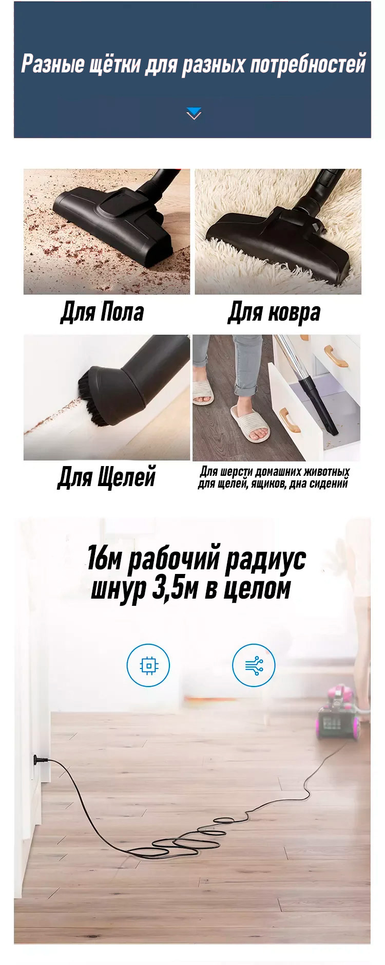 Пилосос Rainberg 4200W